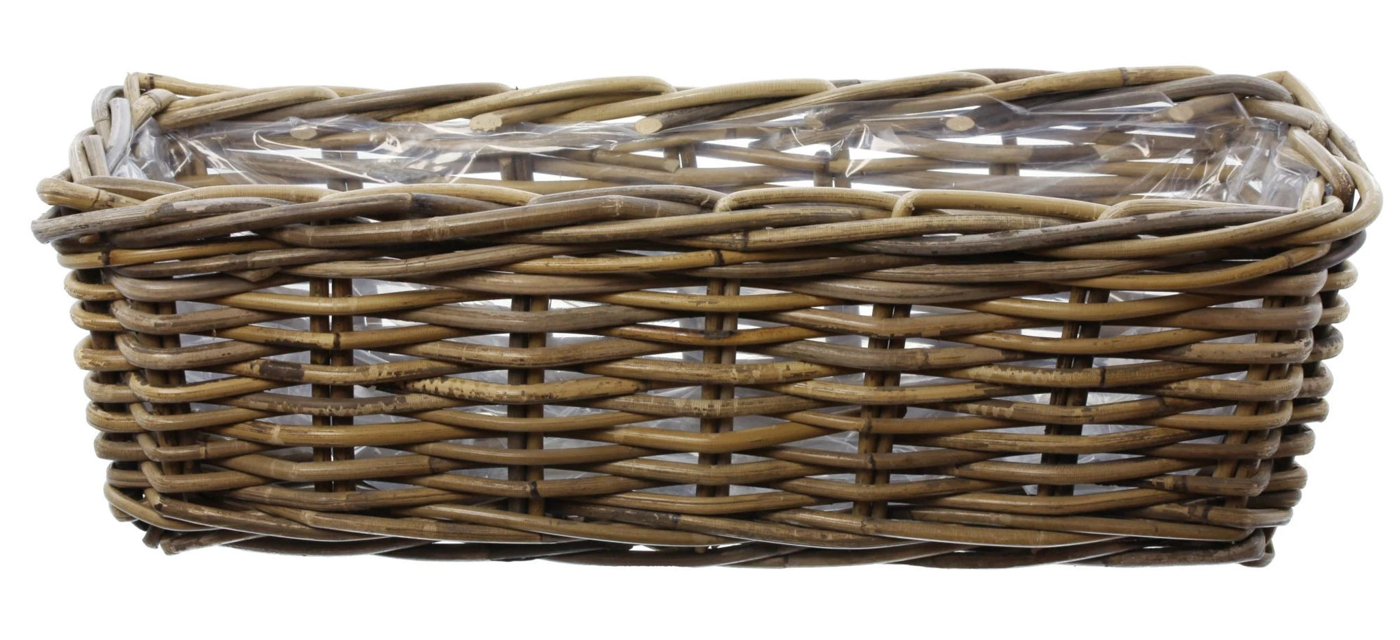 Pflanzkasten mit Folie mittel ca. 46 x 16 x 15 cm