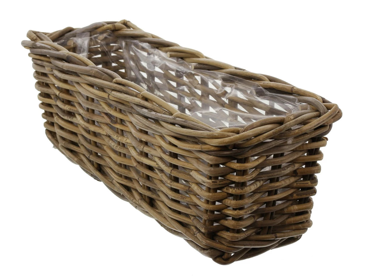 Pflanzkasten mit Folie mittel ca. 46 x 16 x 15 cm