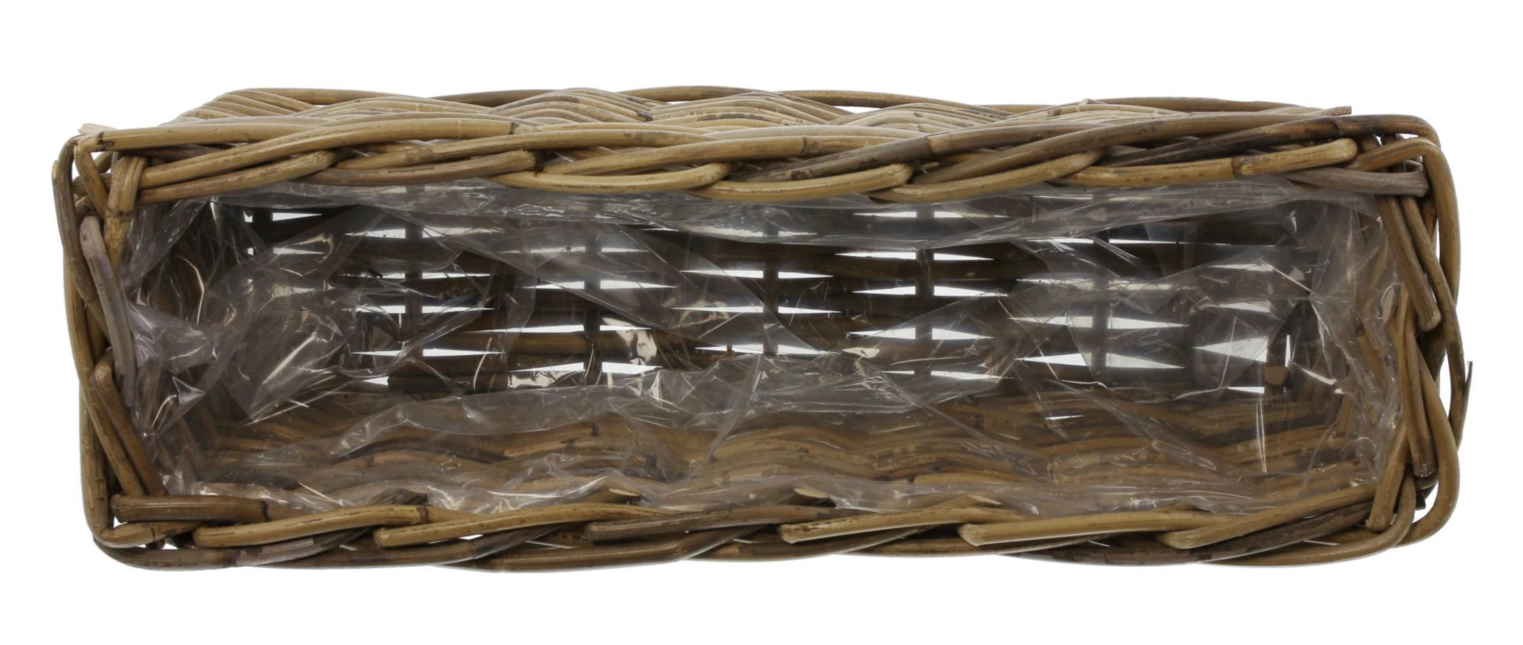 Pflanzkasten mit Folie mittel ca. 46 x 16 x 15 cm