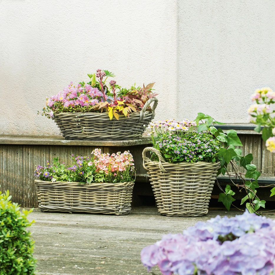 Pflanzkasten mit Folie mittel ca. 46 x 16 x 15 cm