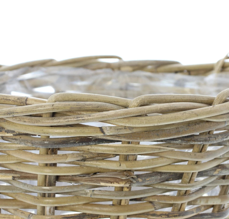 Pflanzkorb mit Henkel, Maße	Ø 35 x 25 cm