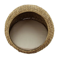 Katzen-Kuschelhöhle mit Kissen ca. Ø 50 x 30 cm, Kissen Ø 40 x 4 cm