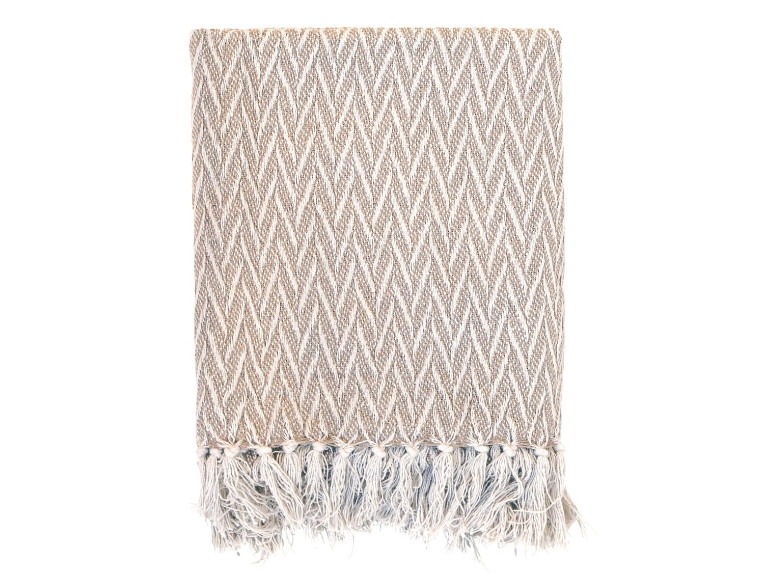 Plaid Naturbeige 2 Stück