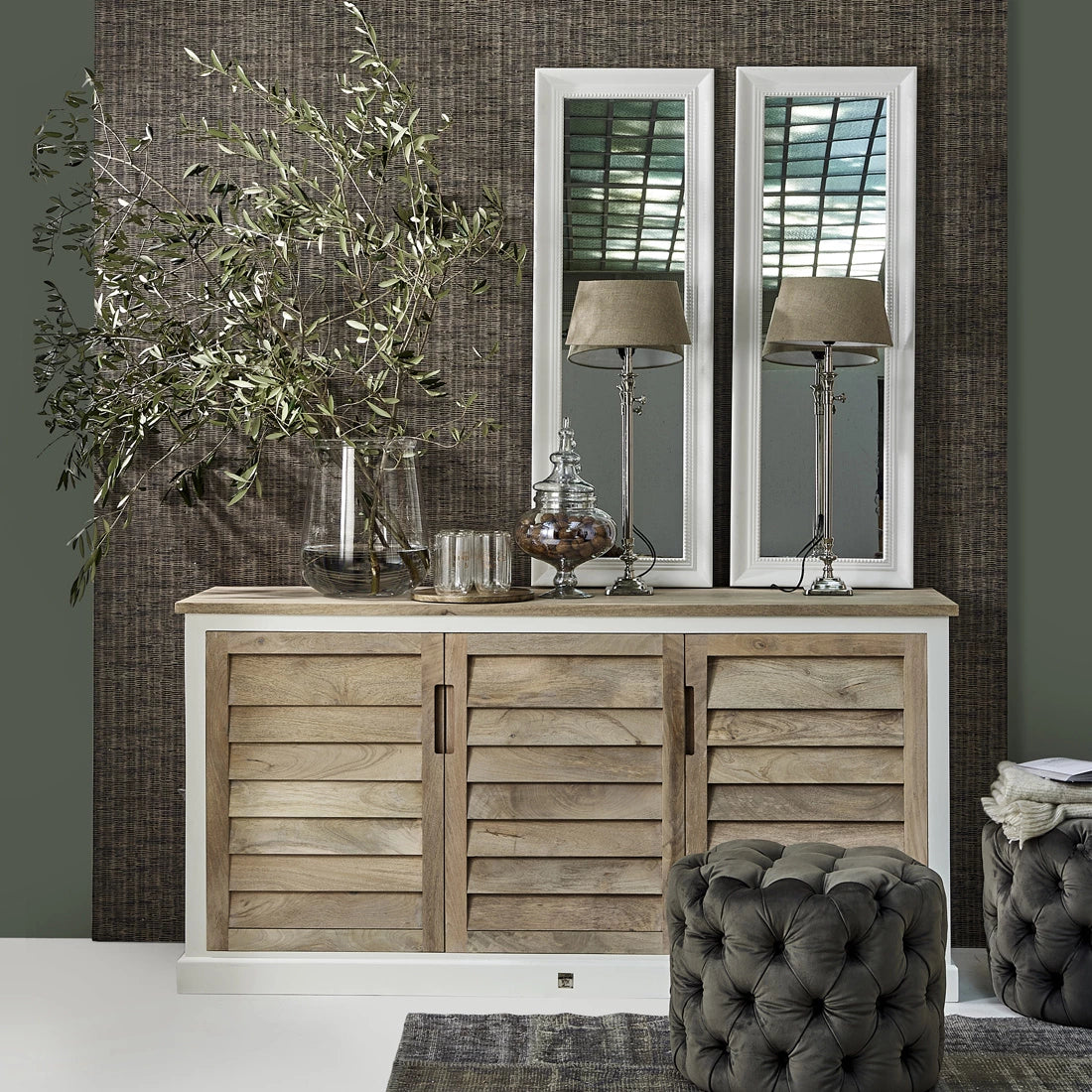 Massivholz Kommode aus Mangoholz