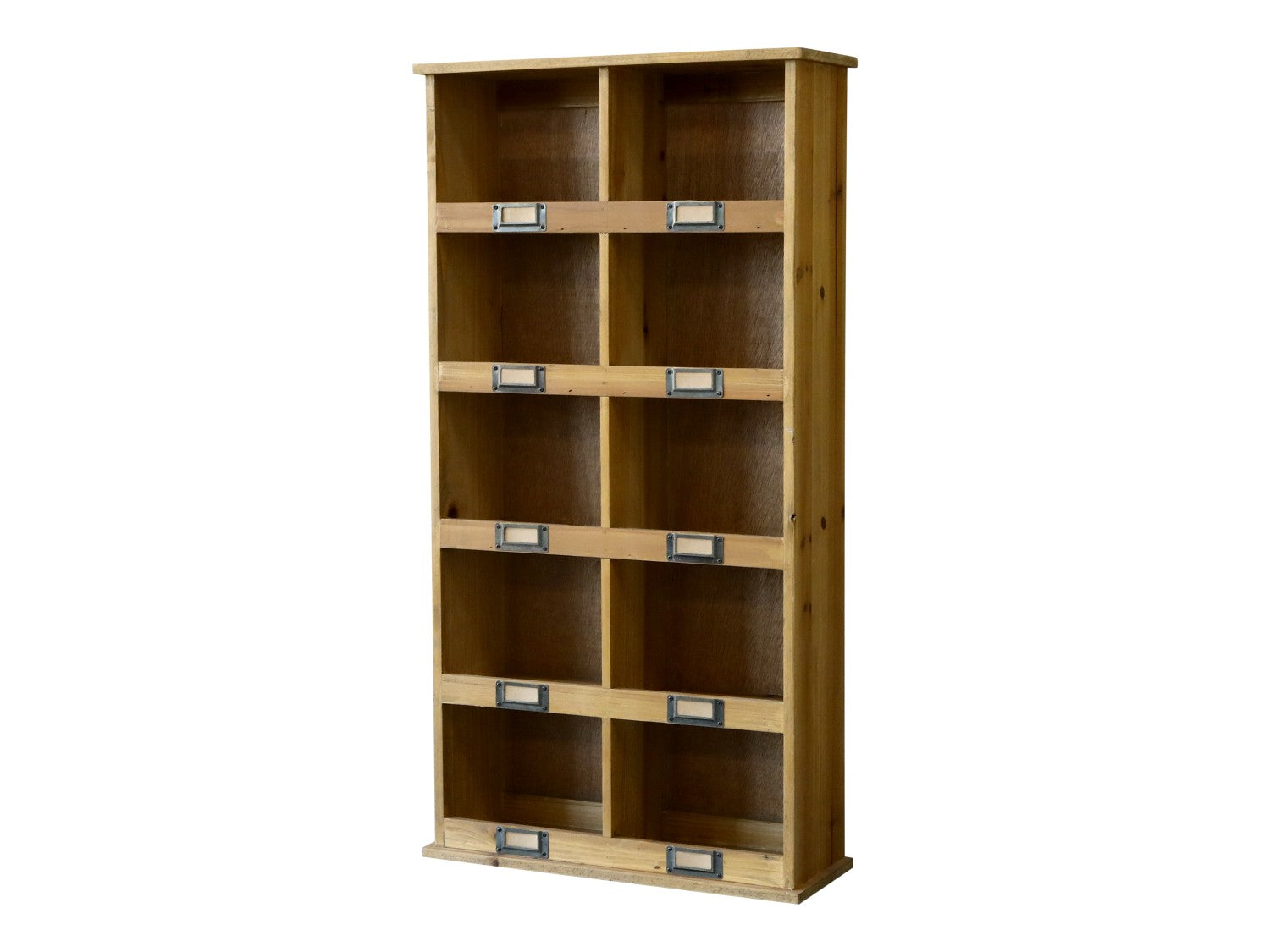 Sortierregal m. 10 Fächern H83/L43/B15 cm