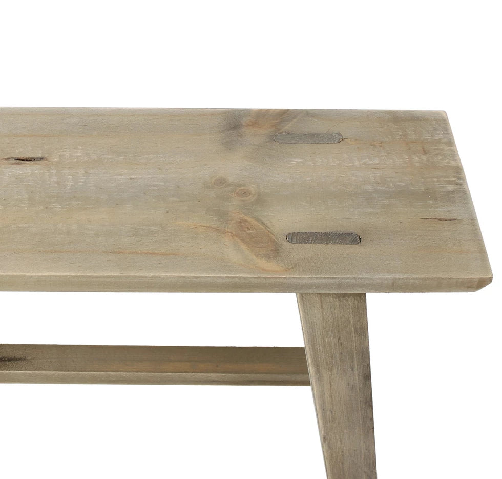 Rustikales Holzbänkchen 58x17x45cm