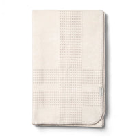 Weiche Decke in beige