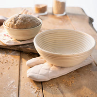 Gärkorb aus Peddigrohr klein Ø 18 x 8 cm, für Brote von 700 g - 1.500 g