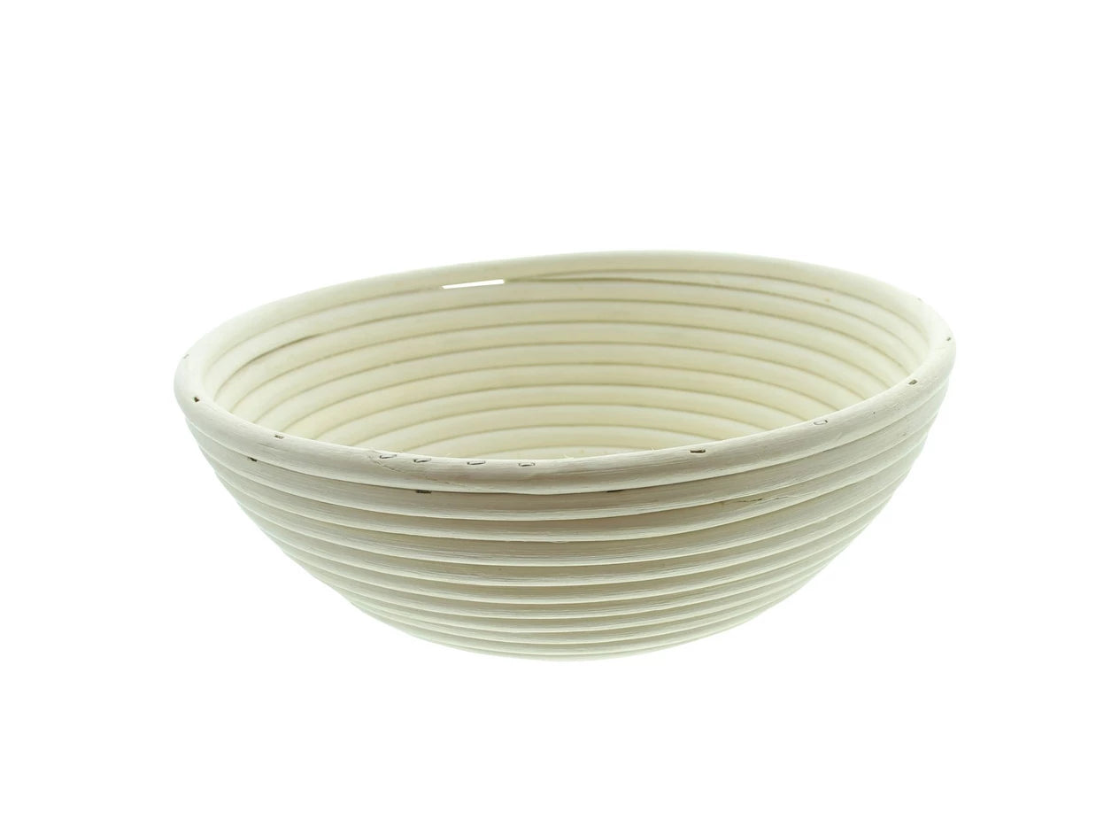 Gärkorb aus Peddigrohr,  groß Ø 24 x 7 cm, für Brote von 1.500 g - 2.500 g