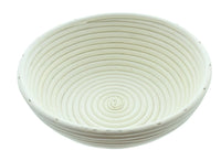 Gärkorb aus Peddigrohr,  groß Ø 24 x 7 cm, für Brote von 1.500 g - 2.500 g