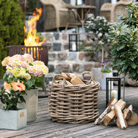 Korb für Kaminholz