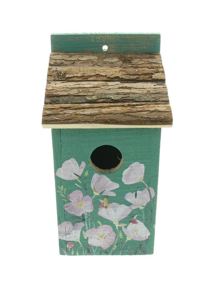 Nistkastenvilla mit Blumen  15x14x28cm