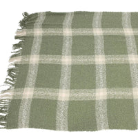 Karo - Kuscheldecke in Grün 127x152cm