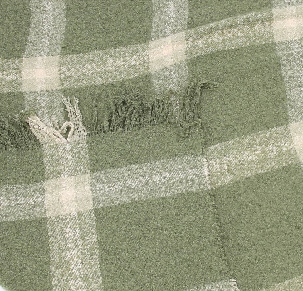 Karo - Kuscheldecke in Grün 127x152cm