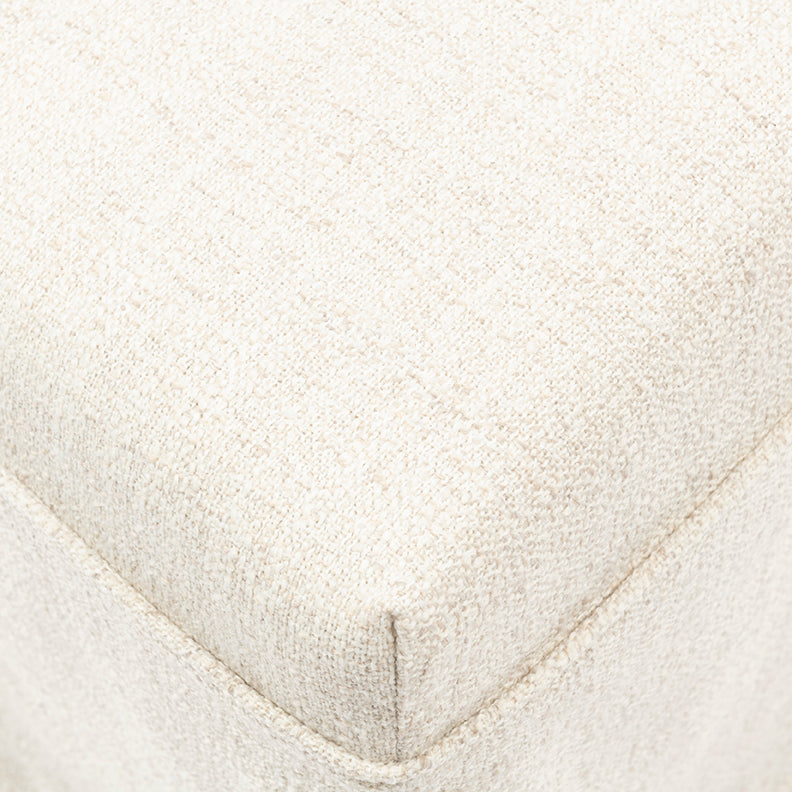 Stuhl mit Hussenbezug in natürlichem weiß