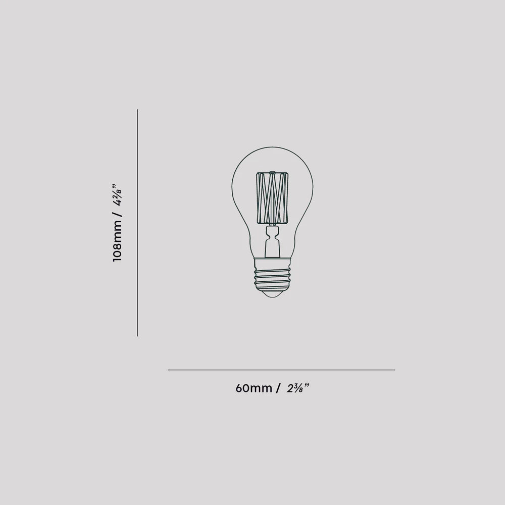 Globe E27 LED-Glühbirne klar, 2200K