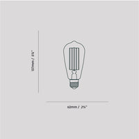 E27-LED-Glühbirne im Käfigdesign