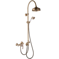 Duschsystem Aufputz Bronze Retro