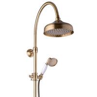 Duschsystem Aufputz Bronze Retro