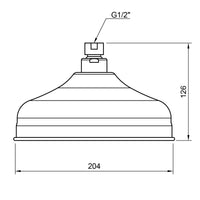 Duschsystem Aufputz Bronze Retro