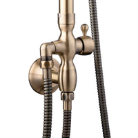 Duschsystem Aufputz Bronze Retro