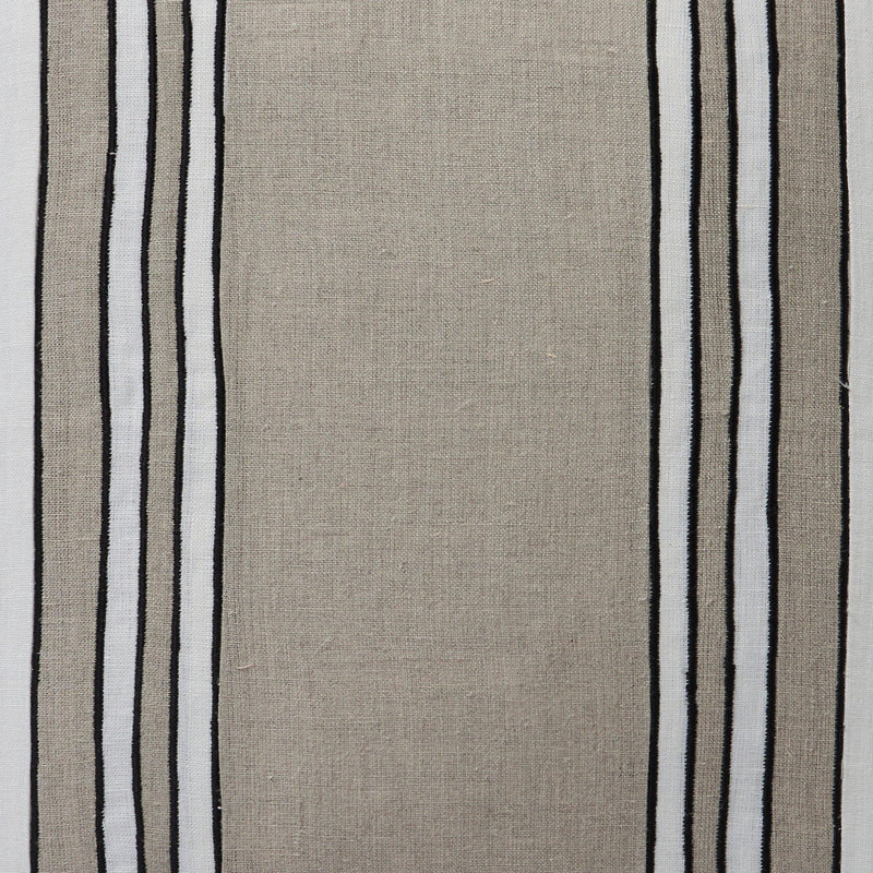 Leinen Chateau Streifen 50x50