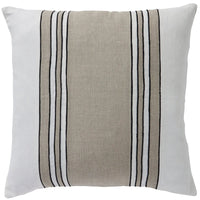 Leinen Chateau Streifen 50x50