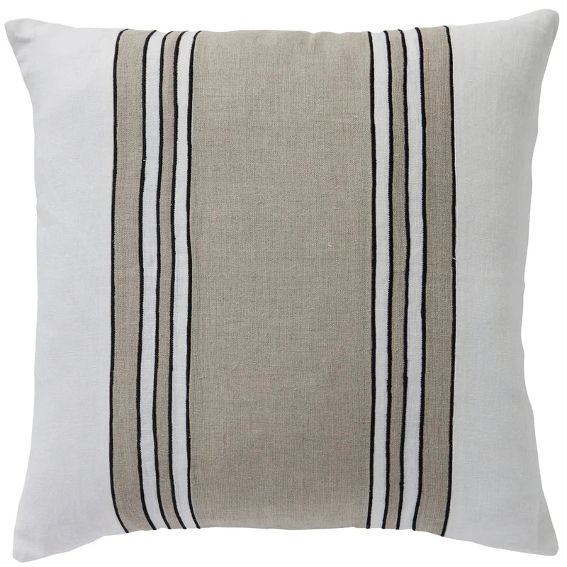 Leinen Chateau Streifen 50x50