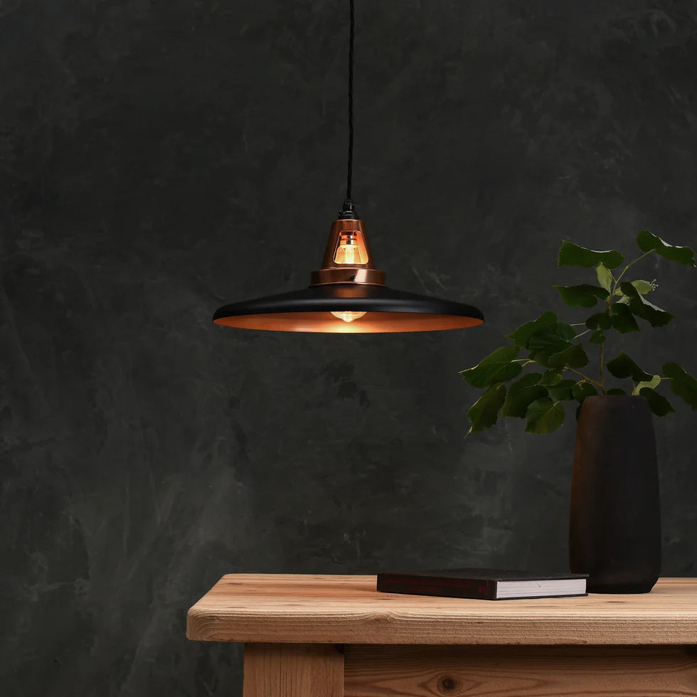 Kupferplatte Fusion - Mattschwarz