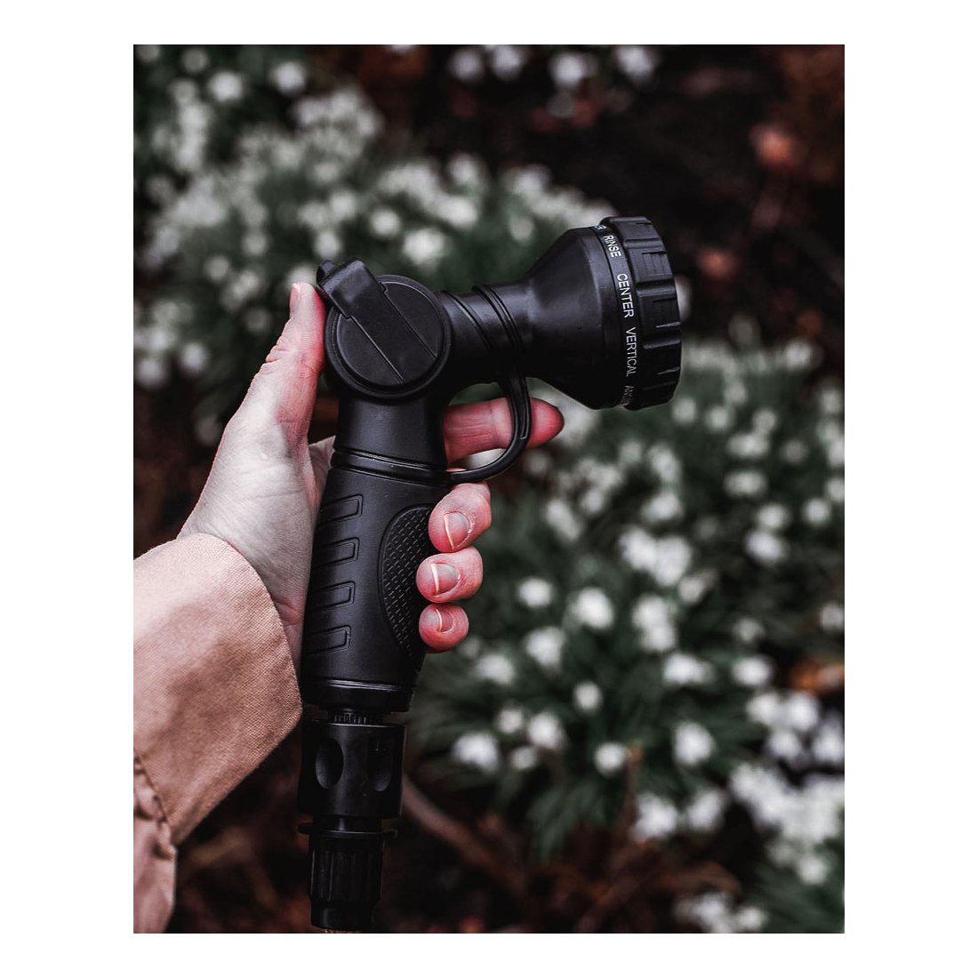 Gartenschlauch-Set, Schwarz, 15m und25m