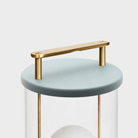 Die tragbare Lampe „Muse“ in Selvedge Blue