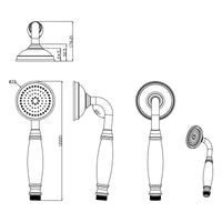 Wannenarmatur Bronze Retro