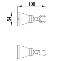 Wannenarmatur Bronze Retro