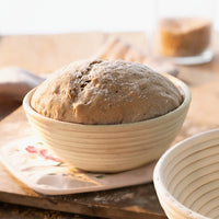 Gärkorb aus Peddigrohr klein Ø 18 x 8 cm, für Brote von 700 g - 1.500 g