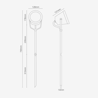 Corston Cambridge Gartenleuchte - Antikes Messing