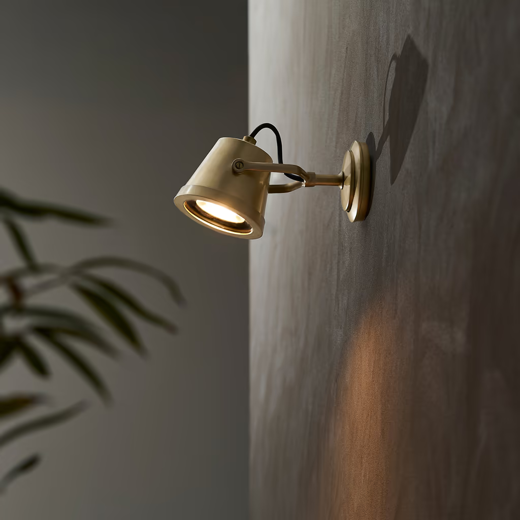 Corston Cambridge Wandleuchte - Antikes Messing