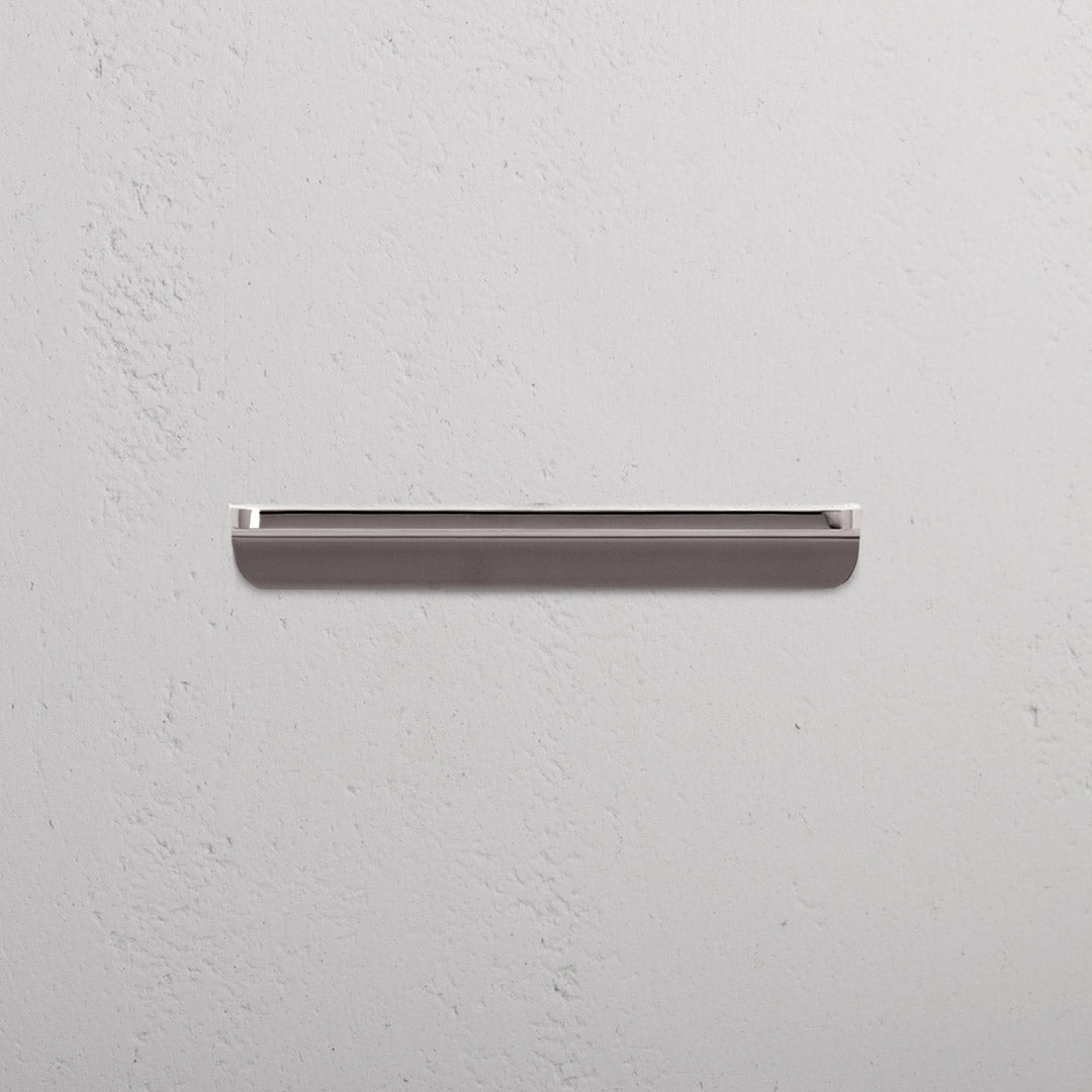 Corston-Oxford Kantengriff (128 mm) – Poliertes Nickel