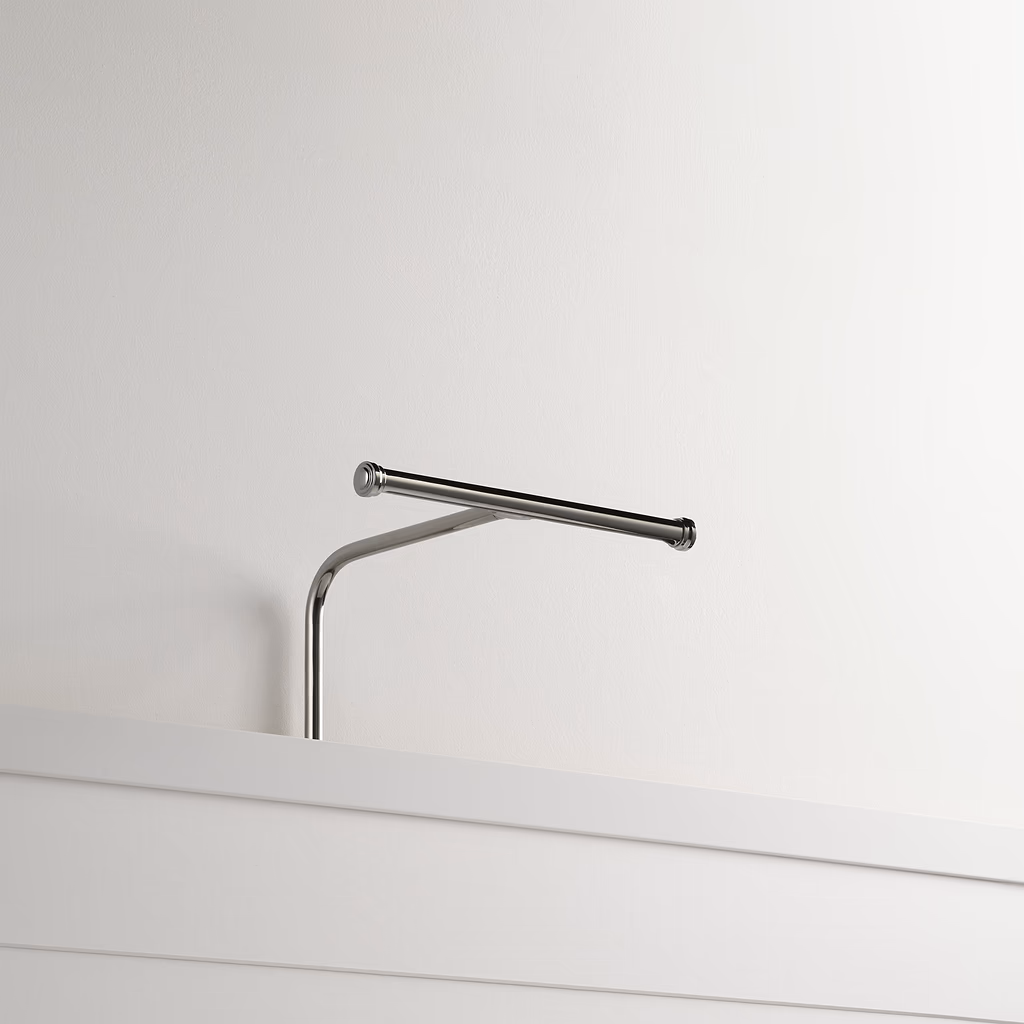 Corston-Harrow Bilderleuchte 220 mm in diesen drei Farben: Antikes Messing-Bronze-Poliertes Nickel