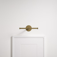 Corston-Taylor Bilderleuchte 220 mm in diesen drei Farben: Antikes Messing-Bronze-Poliertes Nickel