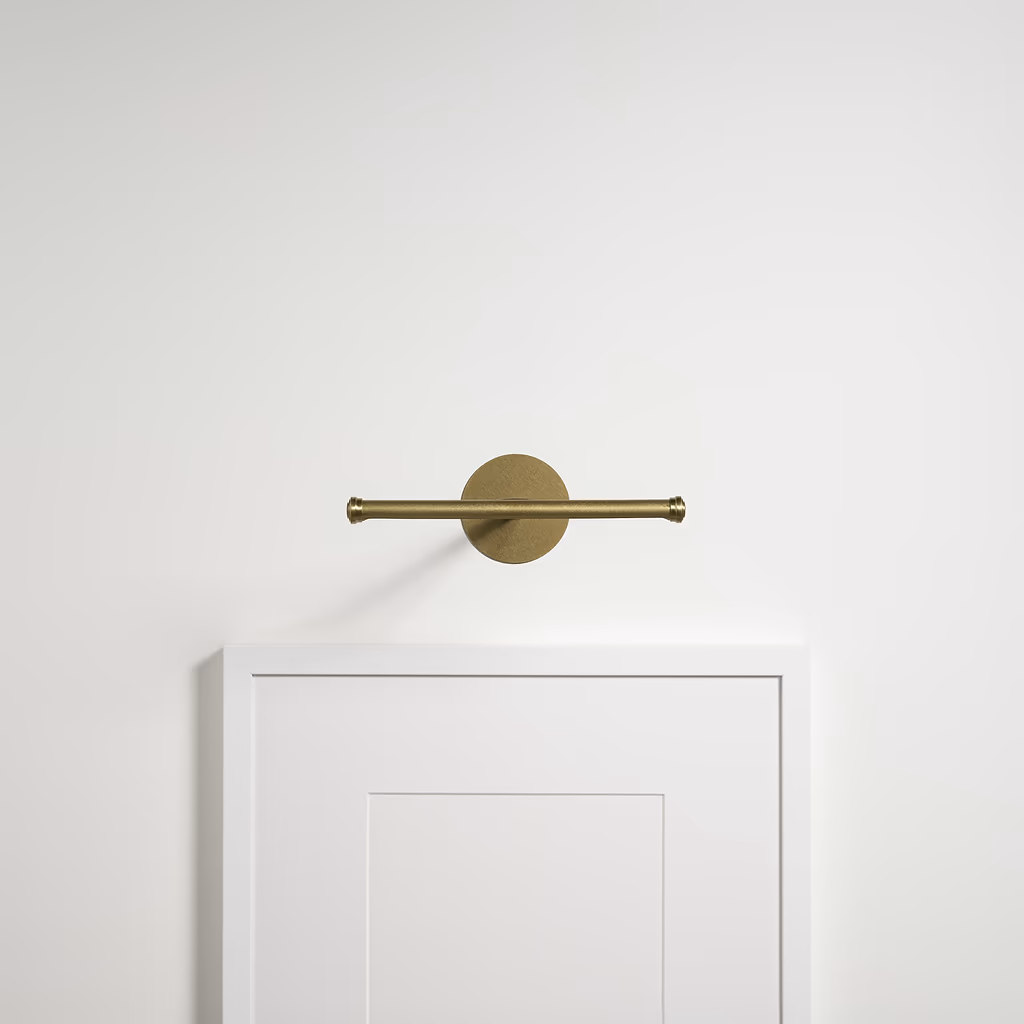 Corston-Taylor Bilderleuchte 220 mm in diesen drei Farben: Antikes Messing-Bronze-Poliertes Nickel