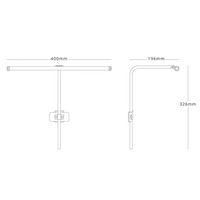 Corston-Harrow Bilderleuchte 400 mm in diesen drei Farben: Bronze-Poliertes Nickel-Antikes Messing