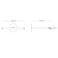 Corston-Taylor Bilderleuchte 220 mm in diesen drei Farben: Antikes Messing-Bronze-Poliertes Nickel