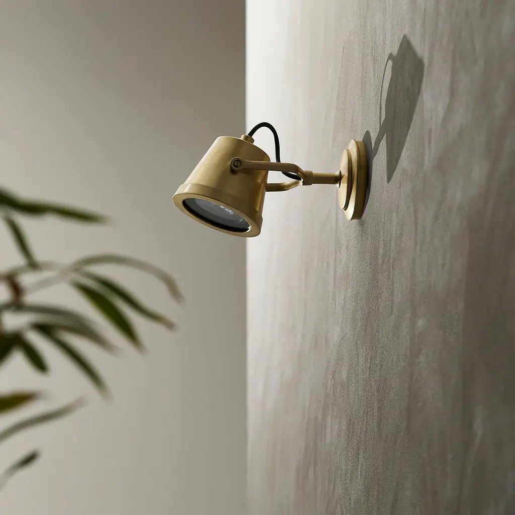 Corston Cambridge Wandleuchte - Antikes Messing