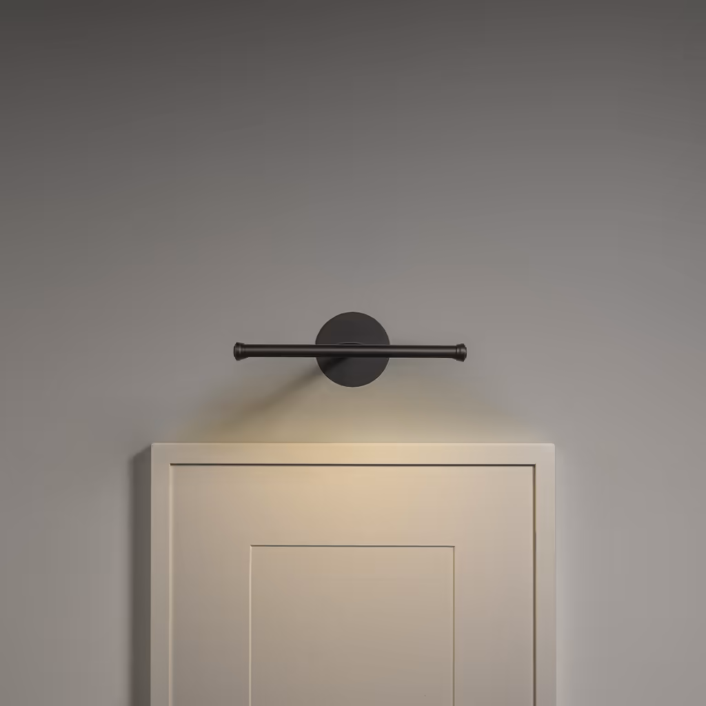 Corston-Taylor Bilderleuchte 220 mm in diesen drei Farben: Antikes Messing-Bronze-Poliertes Nickel