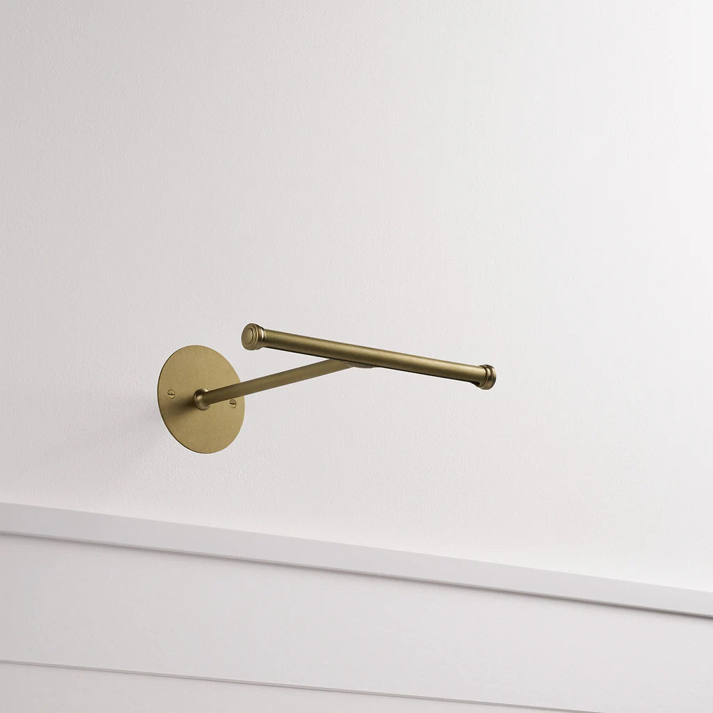 Corston-Taylor Bilderleuchte 220 mm in diesen drei Farben: Antikes Messing-Bronze-Poliertes Nickel