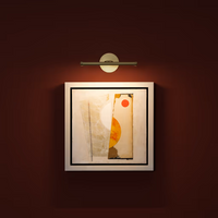 Corston-Taylor Bilderleuchte 220 mm in diesen drei Farben: Antikes Messing-Bronze-Poliertes Nickel