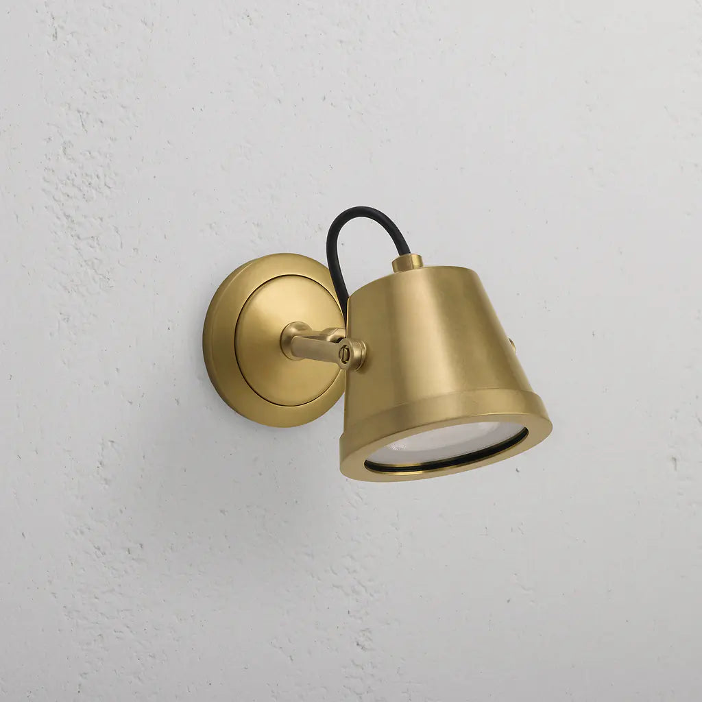 Corston Cambridge Wandleuchte - Antikes Messing