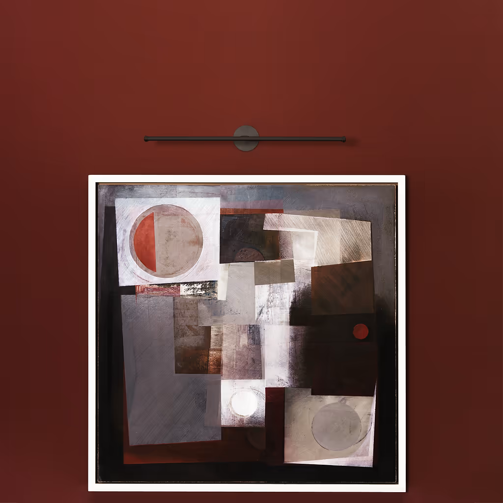 Corston-Taylor Bilderleuchte 580 mm in den Farben: Poliertes Nickel-Antikes Messing-Bronze