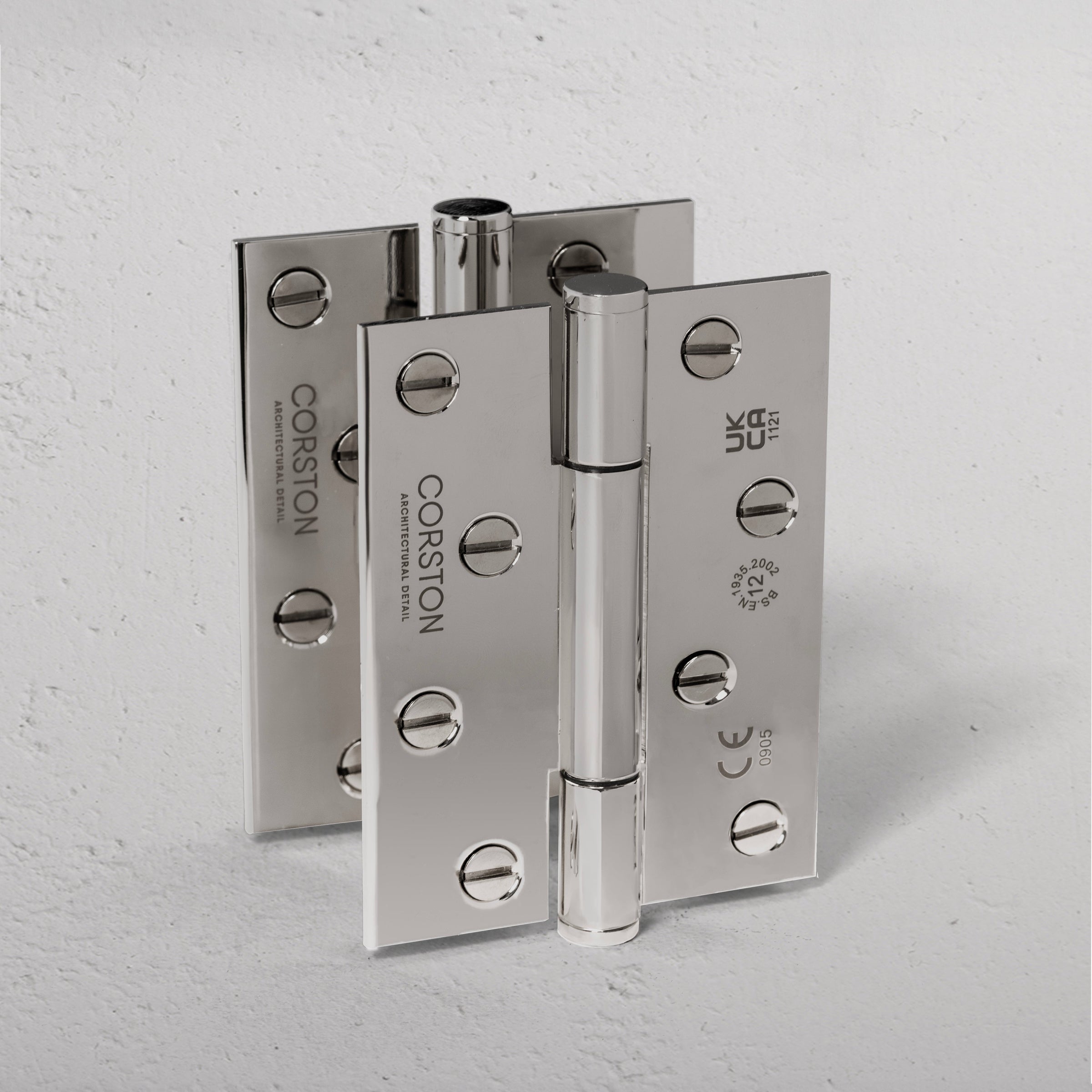 Corston-Hazel Türscharnier 2x FR 60 – Poliertes Nickel