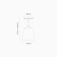 Richmond hängende Medium-Deckenleuchte – Antikes Messing